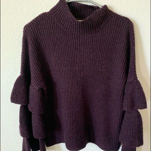 Dark purple sweater